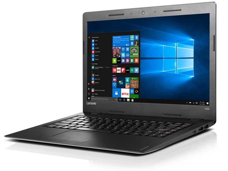 Дизайн и размеры Lenovo Ideapad 100s 14